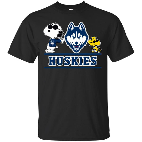 Connecticut Huskies T shirts Snoopy Hoodies Sweatshirts