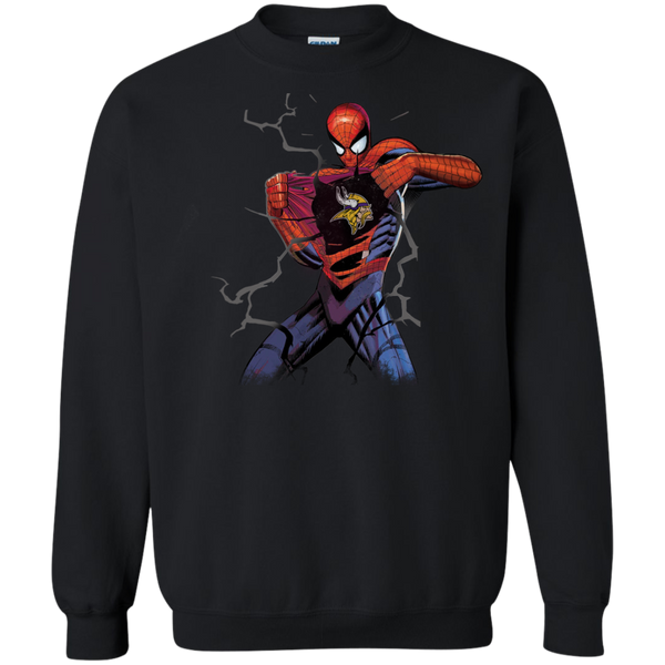 Minnesota Vikings T shirts Spiderman Hoodies Sweatshirts