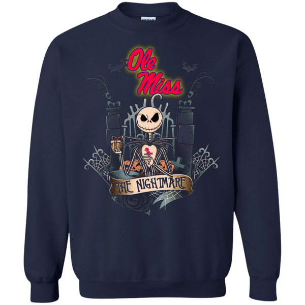 Halloween Olemiss Rebels T shirts The Nightmare Hoodies Sweatshirts