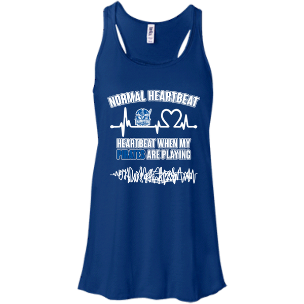 Hampton Pirates T shirts Heartbeat When My Pirates Playing Hoodies Sweatshirts