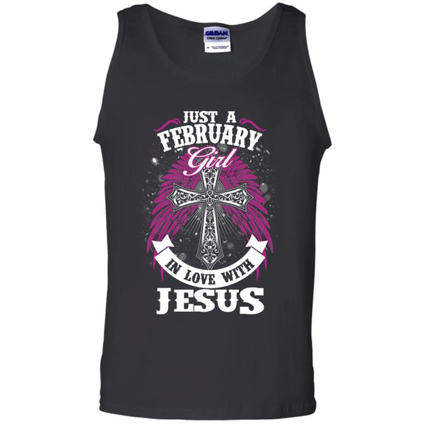 Christian Jesus T shirts Just A February Girl In Love With Jesus Hoodies Sweatshirts
