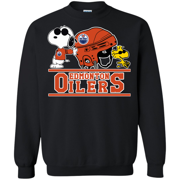Edmonton Oilers T shirts Snoopy Hoodies Sweatshirts