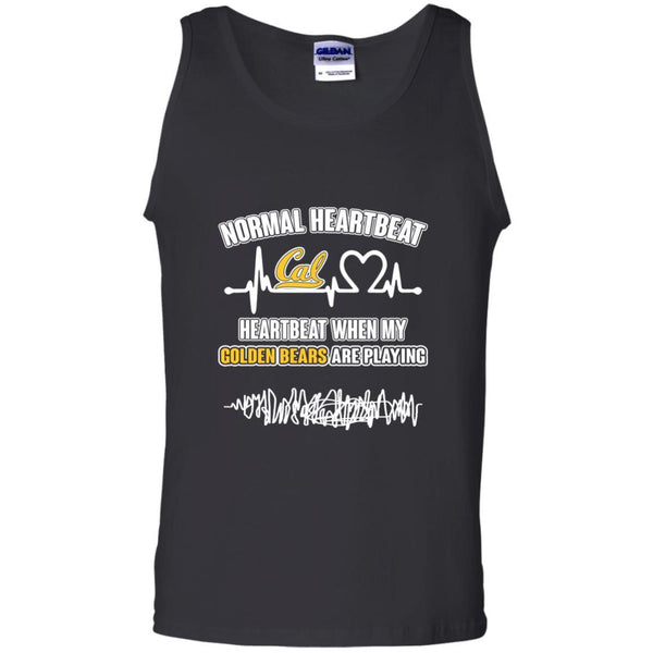 California Golden Bears T shirts Heartbeat When My Golden Bears Playing Hoodies Sweatshirts