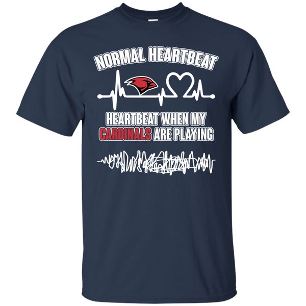 Incarnate Word Cardinals T shirts Heartbeat When My Cardinals Playing Hoodies Sweatshirts