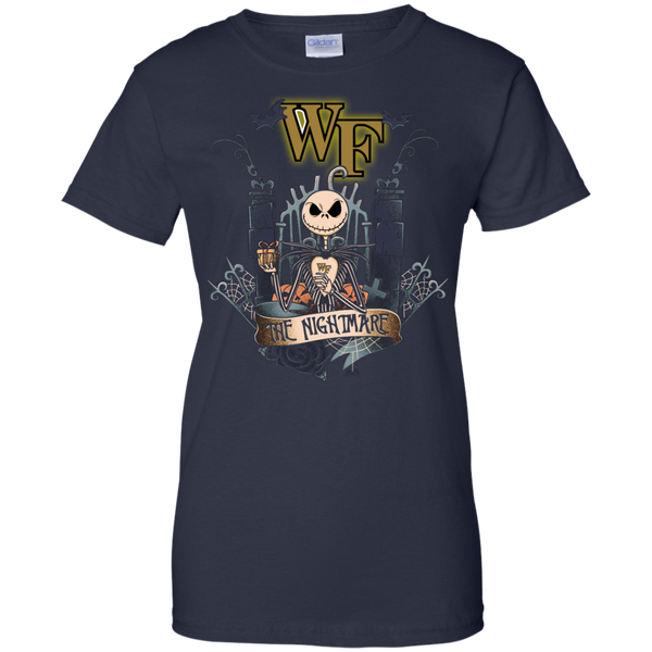 Halloween Wake Forest Demon Deacons T shirts The Nightmare Hoodies Sweatshirts