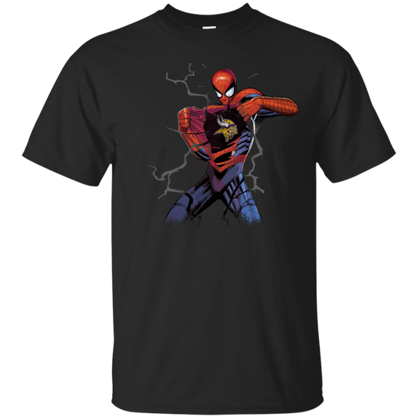 Minnesota Vikings T shirts Spiderman Hoodies Sweatshirts