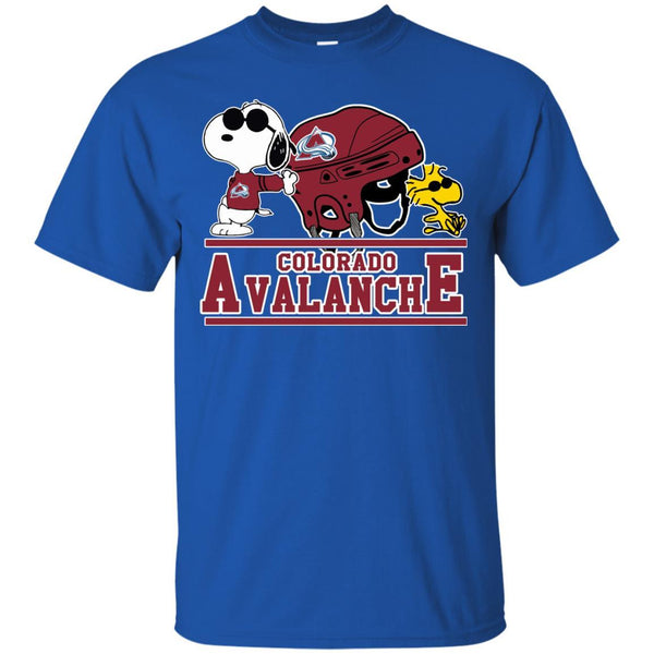 Colorado Avalanche T shirts Snoopy Hoodies Sweatshirts