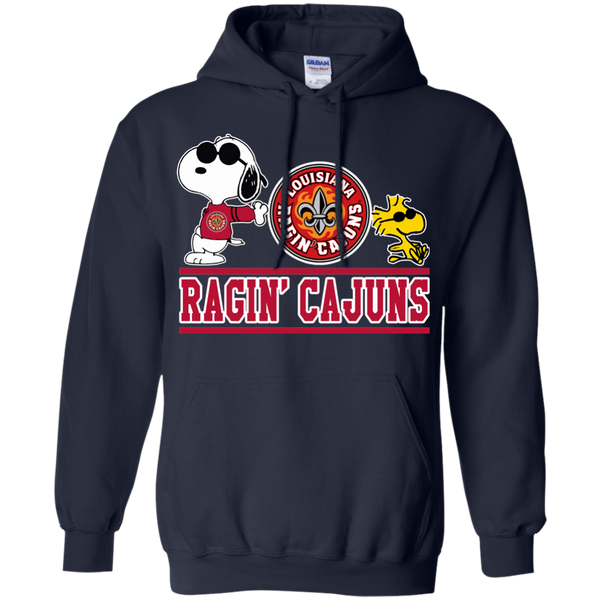 Louisiana Lafayette Ragin' Cajuns T shirts Snoopy Hoodies Sweatshirts
