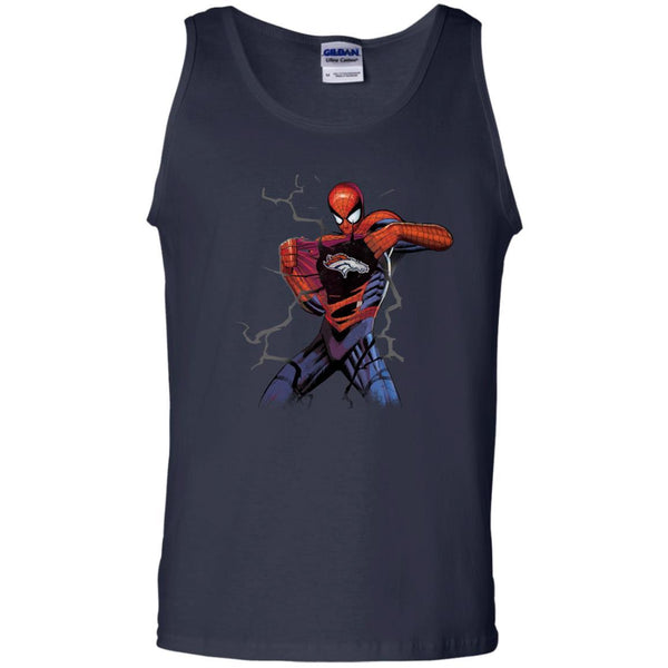 Denver Broncos T shirts Spiderman Hoodies Sweatshirts