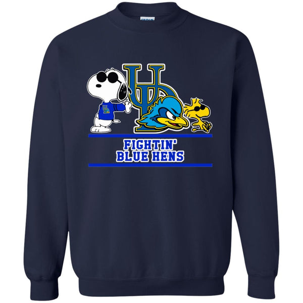 Delaware Fightin' Blue Hens T shirts Snoopy Hoodies Sweatshirts