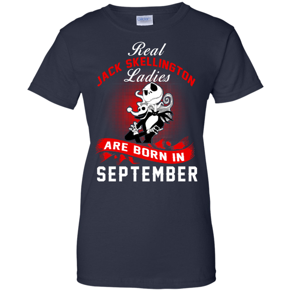 Jack Skellington T shirts Real Jack Skellington Ladies Born In September Hoodies Sweatshirts