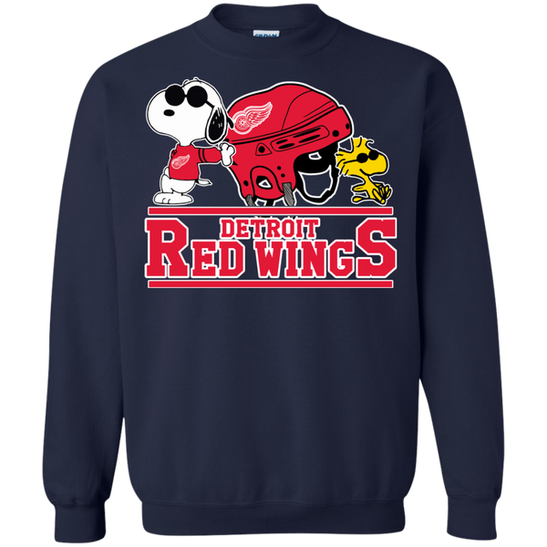 Detroit Red Wings T shirts Snoopy Hoodies Sweatshirts