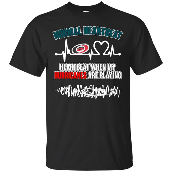 Carolina Hurricanes T shirts Heartbeat When My Hurricanes Playing Hoodies Sweatshirts