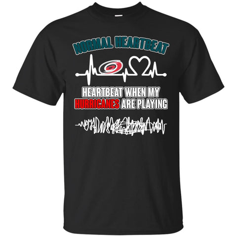 Carolina Hurricanes T shirts Heartbeat When My Hurricanes Playing Hoodies Sweatshirts