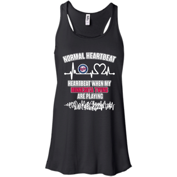 Minnesota Twins T shirts Heartbeat When My Minnesota Twins Playing Hoodies Sweatshirts
