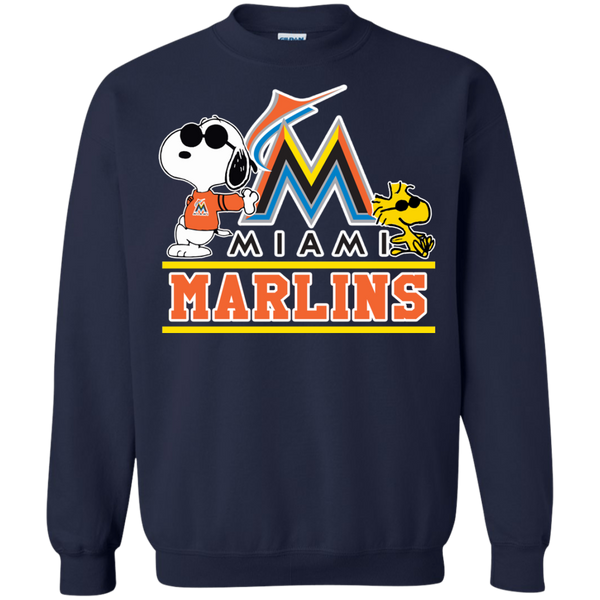 Miami Marlins T shirts Snoopy Hoodies Sweatshirts