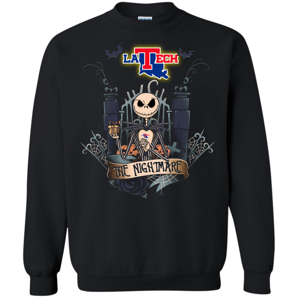 Halloween Louisiana Tech Bulldogs T shirts The Nightmare Hoodies Sweatshirts