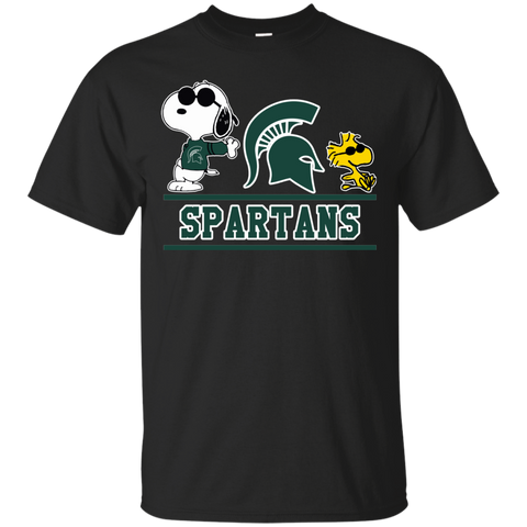 Michigan State Spartans T shirts Snoopy Hoodies Sweatshirts