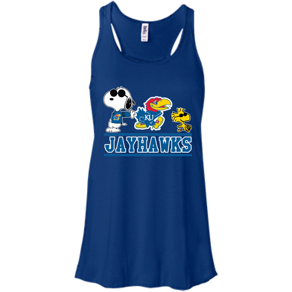 Kansas Jayhawks T shirts Snoopy Hoodies Sweatshirts