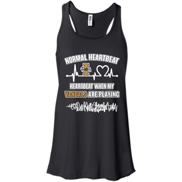 Idaho Vandals T shirts Heartbeat When My Vandals Playing Hoodies Sweatshirts