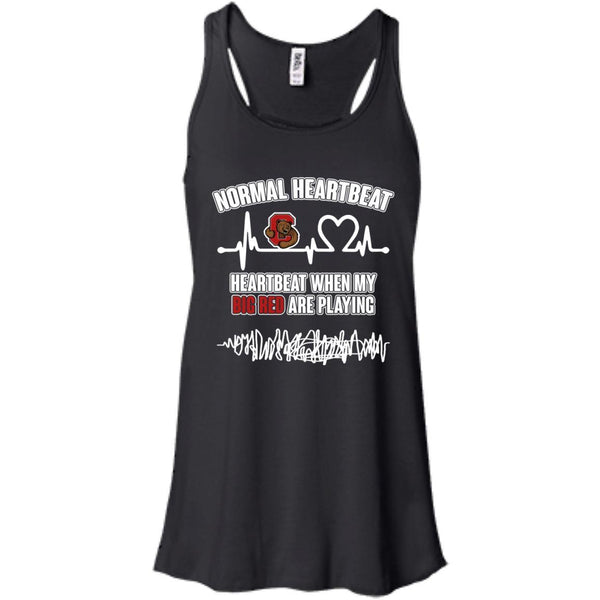 Cornell Big Red T shirts Heartbeat When My Big Red Playing Hoodies Sweatshirts