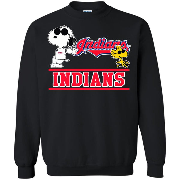 Cleveland Indians T shirts Snoopy Hoodies Sweatshirts
