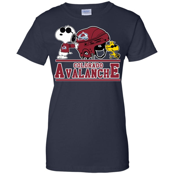 Colorado Avalanche T shirts Snoopy Hoodies Sweatshirts