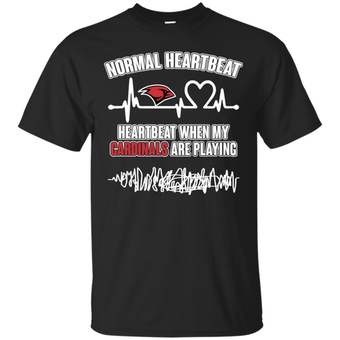 Incarnate Word Cardinals T shirts Heartbeat When My Cardinals Playing Hoodies Sweatshirts