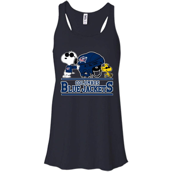 Columbus Blue Jackets T shirts Snoopy Hoodies Sweatshirts