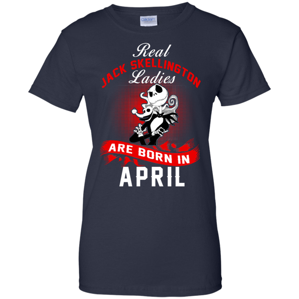 Jack Skellington T shirts Real Jack Skellington Ladies Born In April Hoodies Sweatshirts