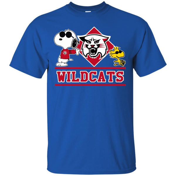 Davidson Wildcats T shirts Snoopy Hoodies Sweatshirts
