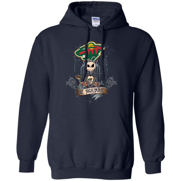Halloween Minnesota Wild T shirts The Nightmare Hoodies Sweatshirts