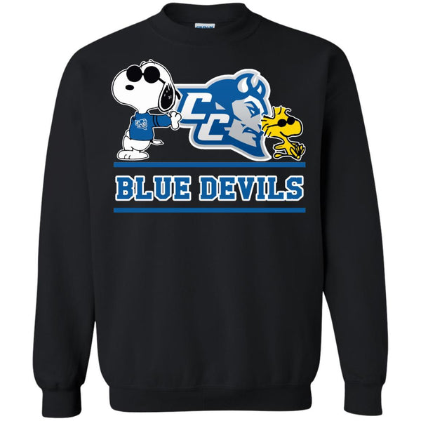 Central Connecticut State Blue Devils T shirts Snoopy Hoodies Sweatshirts
