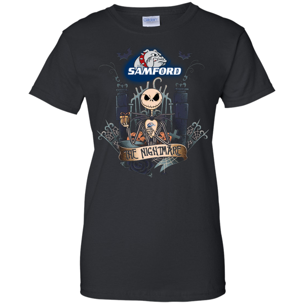 Halloween Samford Bulldogs T shirts The Nightmare Hoodies Sweatshirts
