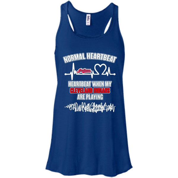 Cleveland Indians T shirts Heartbeat When My Cleveland Indians Playing Hoodies Sweatshirts