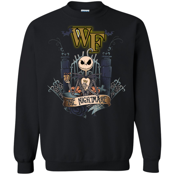 Halloween Wake Forest Demon Deacons T shirts The Nightmare Hoodies Sweatshirts