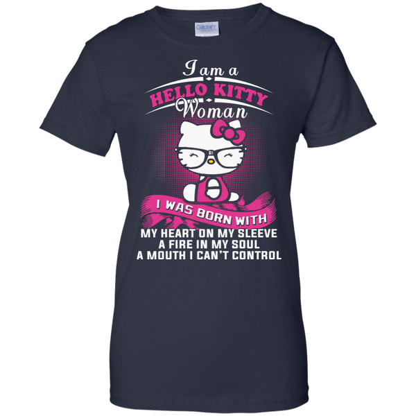 Hello Kitty T shirts Was Born With My Heart On My Sleeve Hoodies Sweatshirts