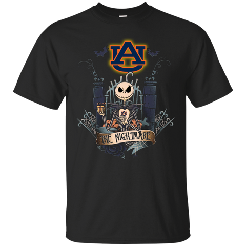 Halloween Auburn Tigers T shirts The Nightmare Hoodies Sweatshirts