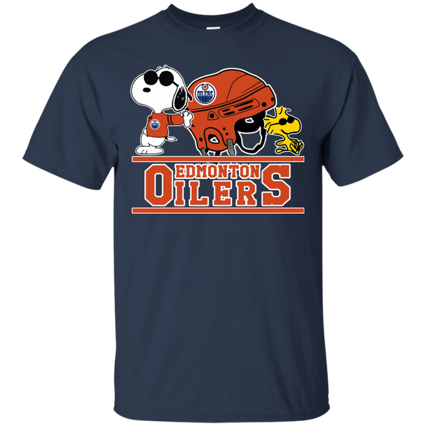 Edmonton Oilers T shirts Snoopy Hoodies Sweatshirts
