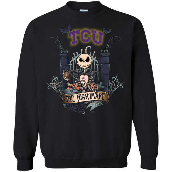 Halloween TCU Horned frogs T shirts The Nightmare Hoodies Sweatshirts