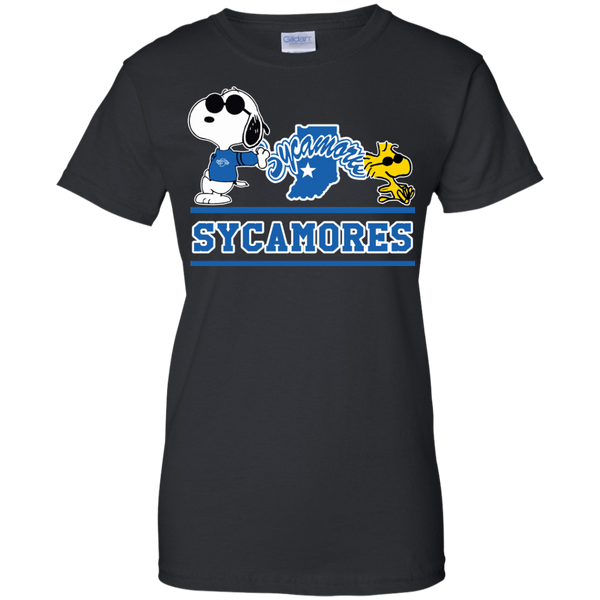 Indiana State Sycamores T shirts Snoopy Hoodies Sweatshirts