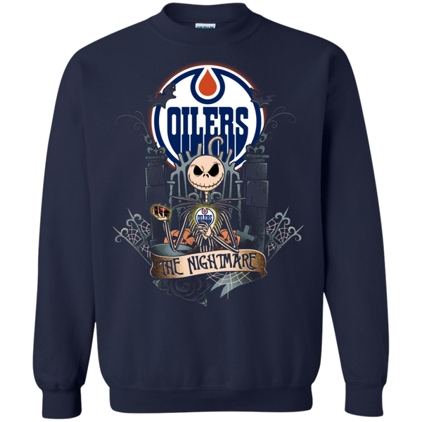 Halloween Edmonton Oilers T shirts The Nightmare Hoodies Sweatshirts