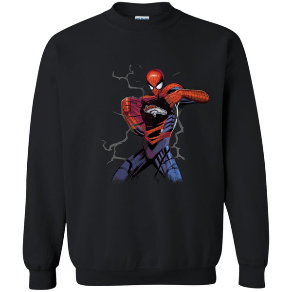 Denver Broncos T shirts Spiderman Hoodies Sweatshirts