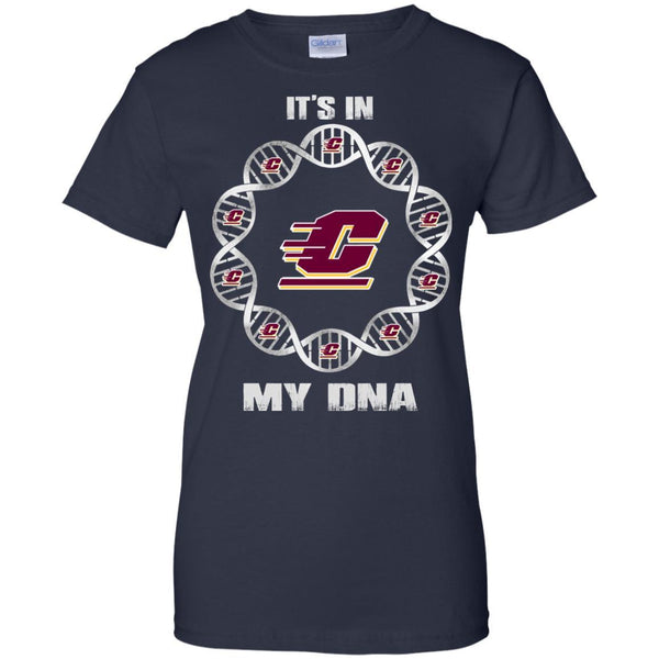 Central Michigan Chippewas T shirts It's In My DNA Hoodies Sweatshirts