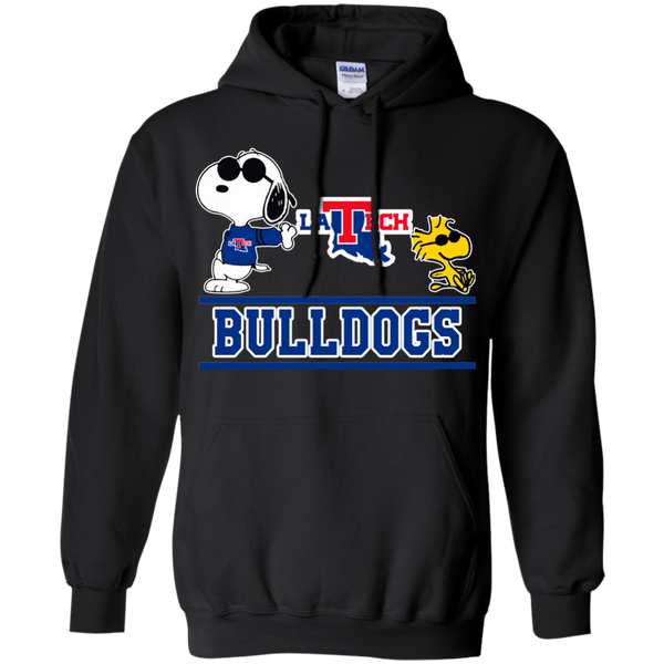 Louisiana Tech Bulldogs T shirts Snoopy Hoodies Sweatshirts