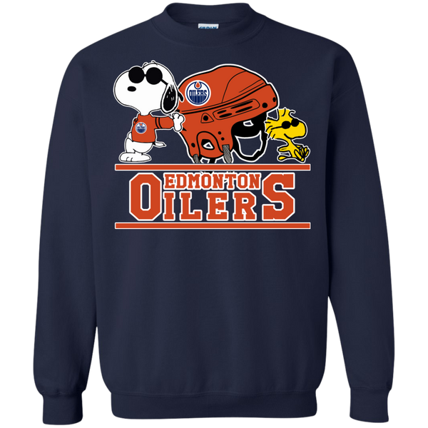 Edmonton Oilers T shirts Snoopy Hoodies Sweatshirts