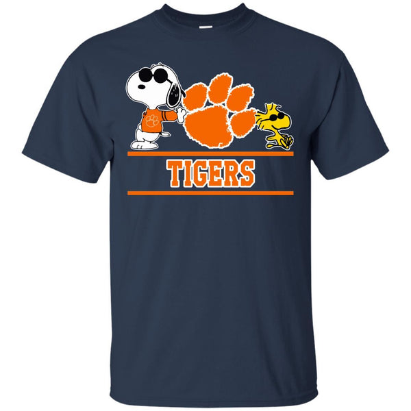 Clemson Tigers T shirts Snoopy Hoodies Sweatshirts