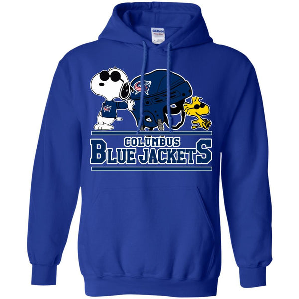 Columbus Blue Jackets T shirts Snoopy Hoodies Sweatshirts