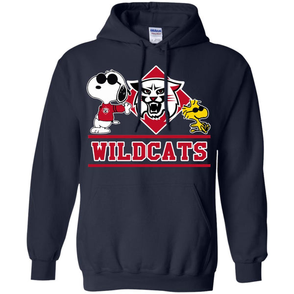 Davidson Wildcats T shirts Snoopy Hoodies Sweatshirts