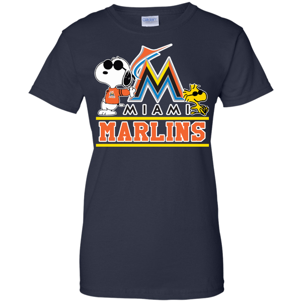 Miami Marlins T shirts Snoopy Hoodies Sweatshirts